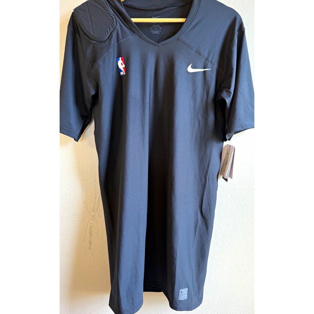 Nike Pro NBA Dri-Fit Padded Compression T-Shirt Men's Black Big & Tall 30 XL